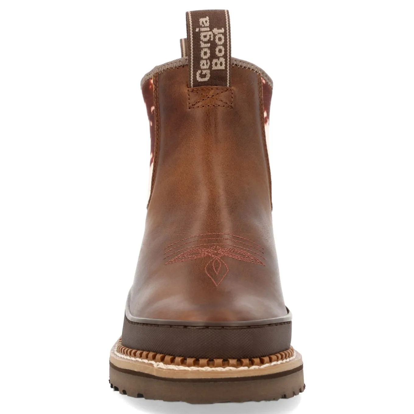 Georgia Boot Women's Cow Print Chelsea Romeo Shoe