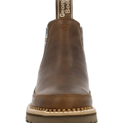 Georgia Boot Women's Plaid Chelsea Romeo Shoe