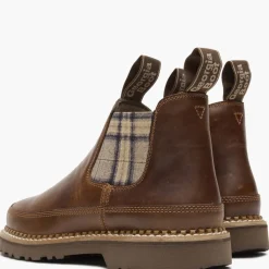 Georgia Boot Women's Plaid Chelsea Romeo Shoe