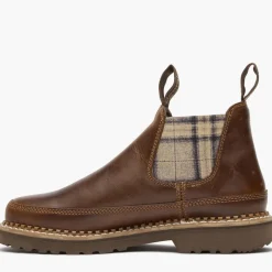 Georgia Boot Women's Plaid Chelsea Romeo Shoe