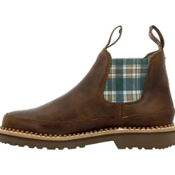 Georgia Boot Women's Plaid Chelsea Romeo Shoe