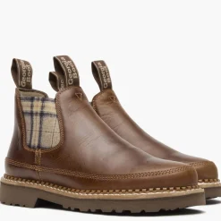 Georgia Boot Women's Plaid Chelsea Romeo Shoe