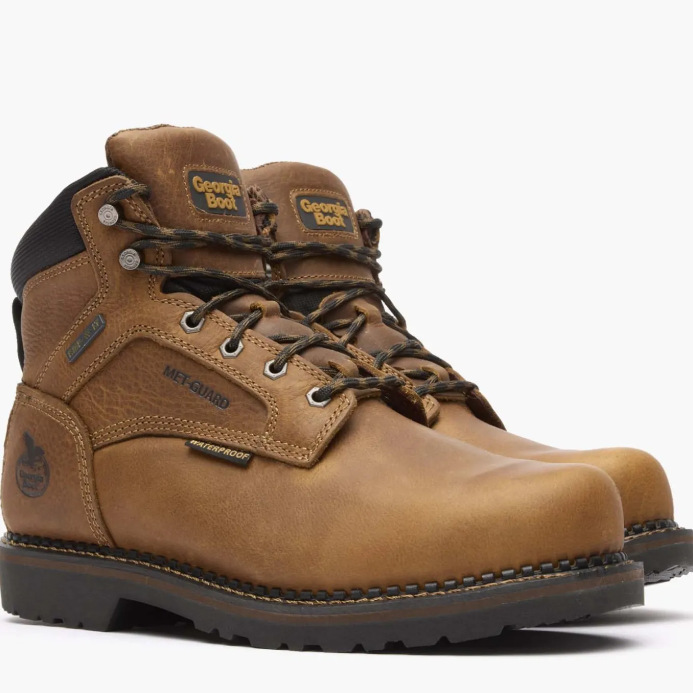 Georgia Giant Revamp Steel Toe Internal Met-Guard Waterproof Work Boot